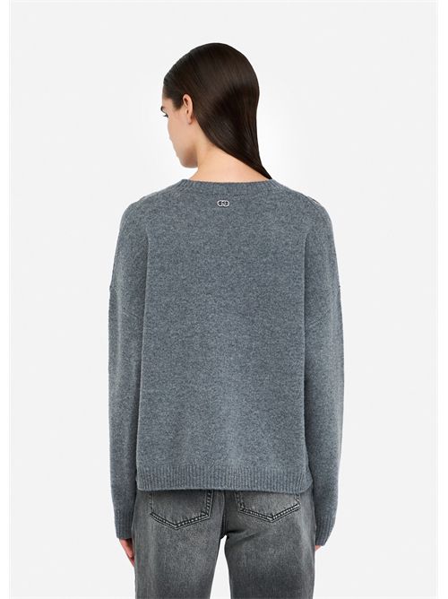 Maglia 100% lana con cut-out LIU JO | MF5039MS009/02050